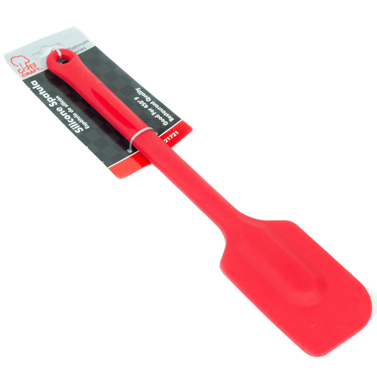Chef Craft Classic Silicone Spatula, 11.5 Inch, Red