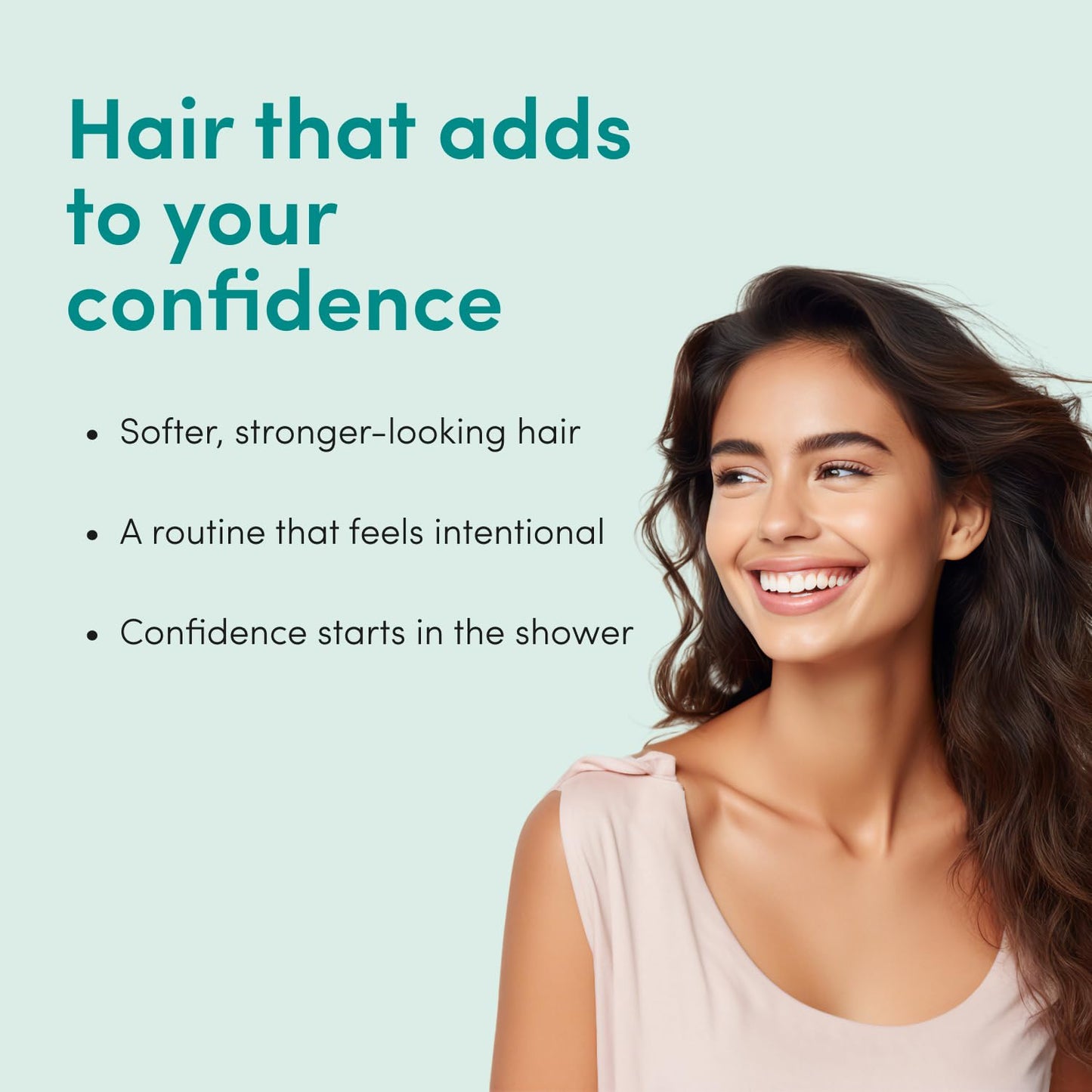 hers Triple Threat Shampoo - Biotin, Saw Palmetto, & Pumpkin Seed Oil Formula - Thickening & Hydrating Shampoo - Color-Safe, Paraben-Free, Vegan - Napa Rose Scent - 6.4 Fl Oz, 2 Pack