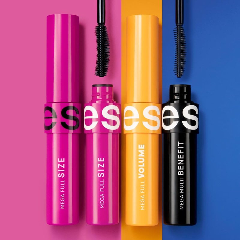Esika Mega Full Volume Mascara - Intense Black for Lush, Dramatic Lashes