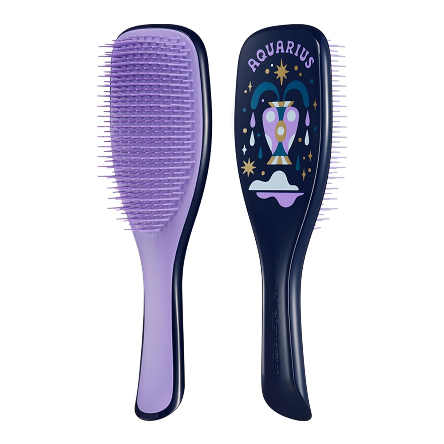 Zodiac Ultimate Detangler Hairbrush - Eliminates Knots & Reduces Breakage for All Hair Types | Aquarius