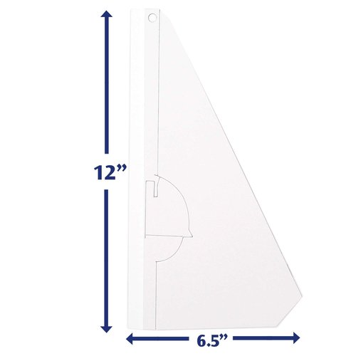 ArtSkills PA-1260 12" White Easel Back Poster Stands, Convenient Peel and Stick, 6-Pack, 12 Inch