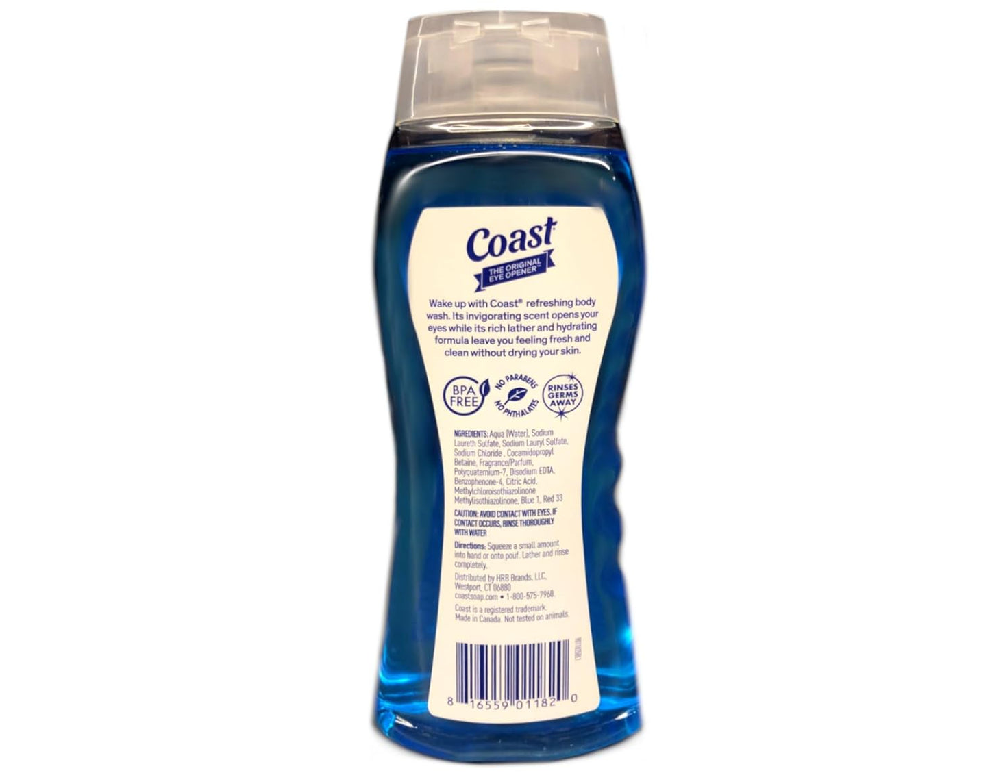 Coast 2-in-1 Hair & Body Wash - Classic Scent, 18 Oz | Pack of 6