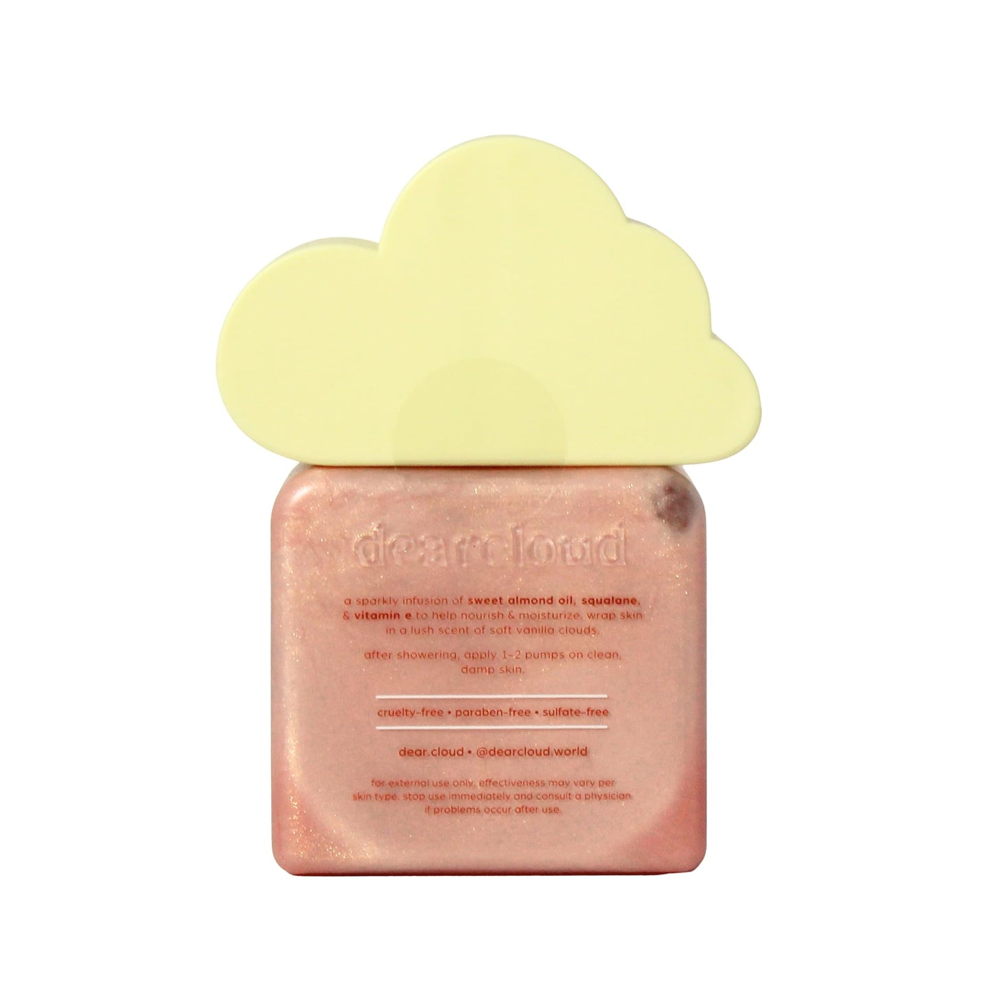 dearcloud Miffy Shimmer Body Oil – Hydrating Body Oil with Vitamin E & Squalane for a fresh, shimmering glow (3.38 fl oz)