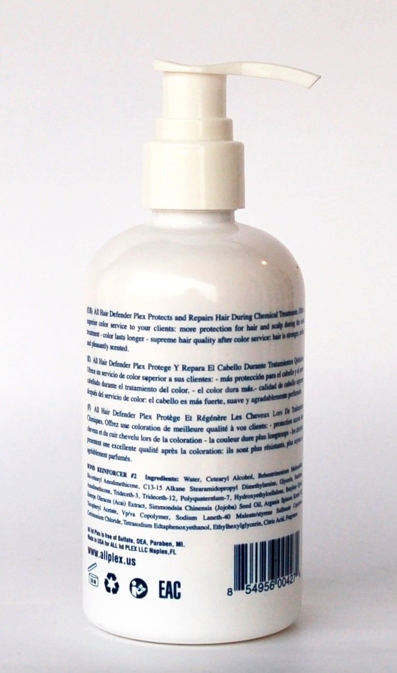 JKS International ALL hd PLEX bond treatment Step 2 (after shampoo, prior to conditioner)