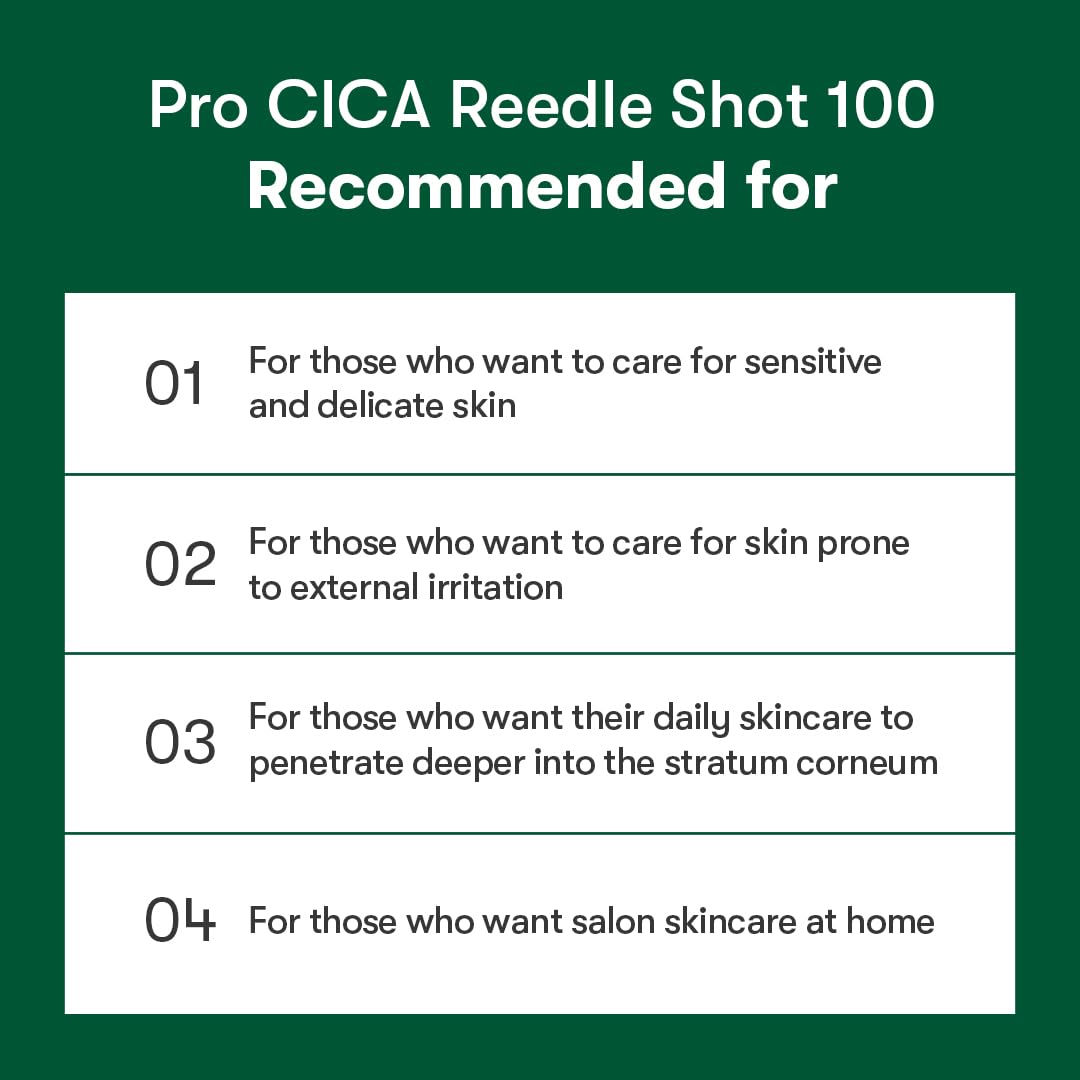 Pro Cica Reedle Shot Serum - Centella Asiatica & Microneedling Formula | Korean Skin Booster, 1.69 fl oz (50ml)