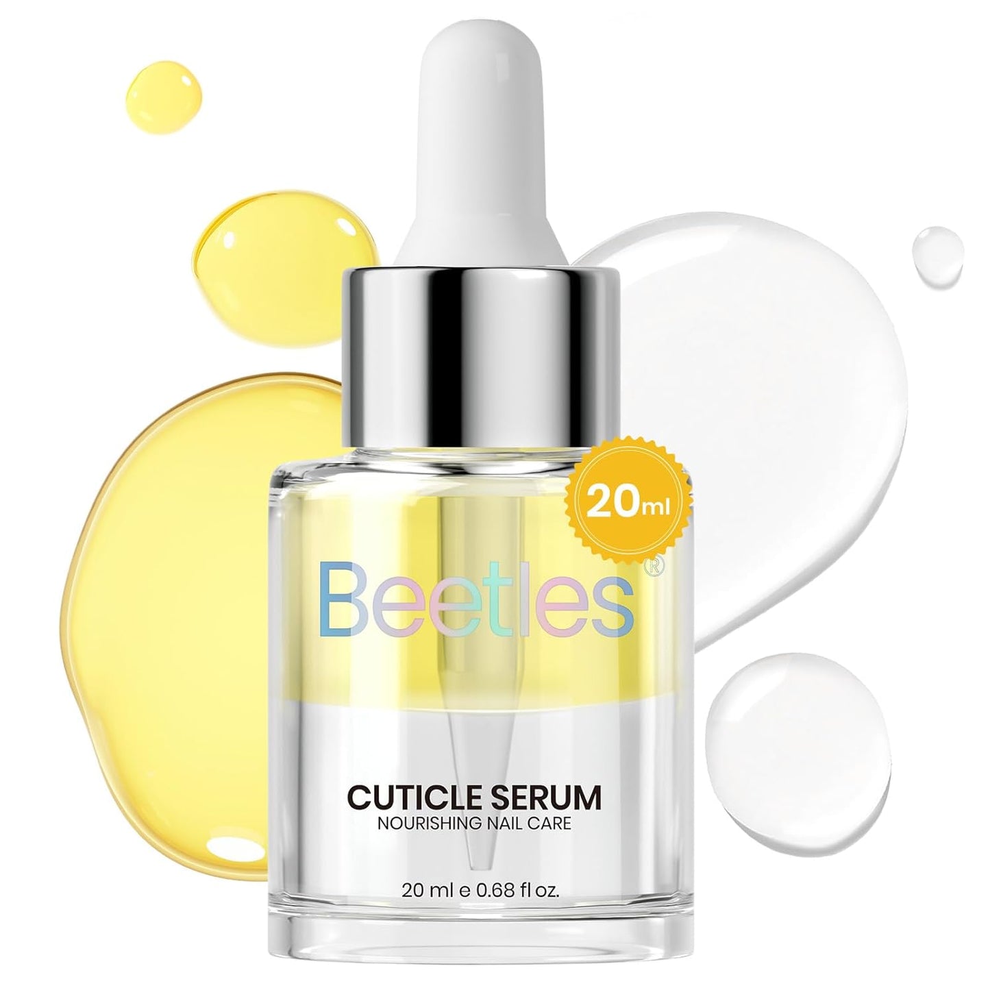 beetles Gel Polish Liquid Latex for Nails: 15ML Simple Peel off Cuticle Guard for Nail Polish Nail Art Liquid Latex Barrier Protector Manicure Cuticle Protectors with Stick Gifts for Women