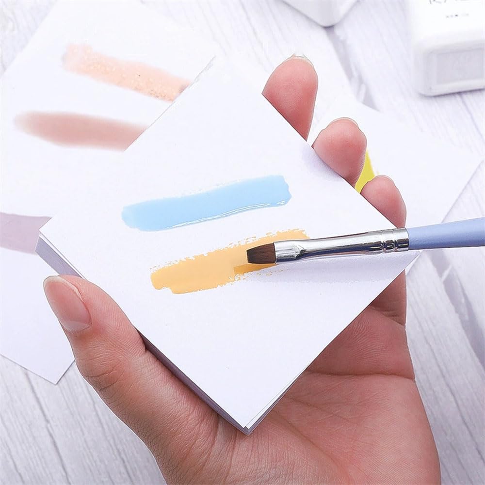 150 Sheets Disposable Nail Art Palette Paper, Portable Waterproof Makeup Palette Nail Color Mixing Papers Tool for Manicure, Drawing and DIY