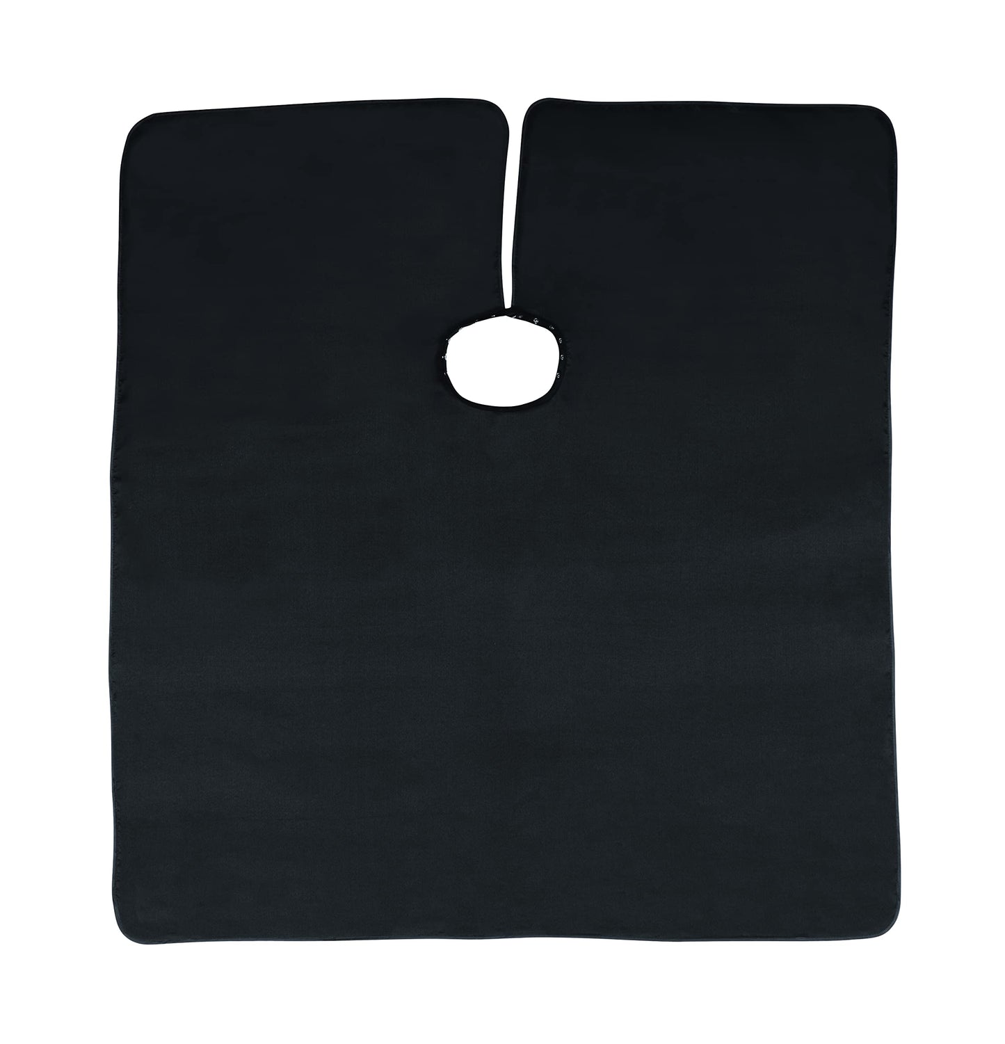 Cricket NeoSupreme Comfort Collar Static Free Hair Cutting Cape - Water-Resistant, Soft Neoprene Neck, Adjustable Metal Snap Closure, Extra-Large Coverage for Men and Women - 54" x 60", Black