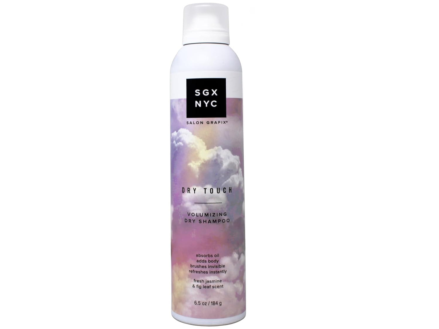 SGX NYC Dry Touch Volumizing Dry Shampoo - Paraben Free, Vegan Dry Shampoo Spray Absorbs Excess Oil - Fresh and Bouncy Hair with No Residue - 6.5 oz