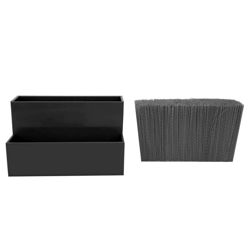 Tomotato Professional Salon Shear Holder Rack, Salon Hairdressing Combs Clips Box Scissors Storage Box Organizer Case Barber Accessories, for Hair Stylist Office Home(Black)