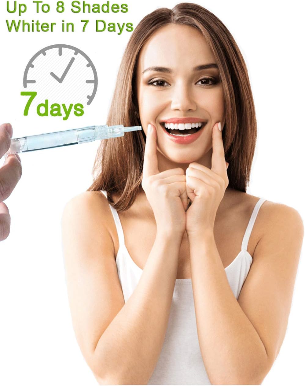Teeth Whitening Gel Refill Kit - 10 Tubes 44% Carbamide Peroxide | Bright White Smiles