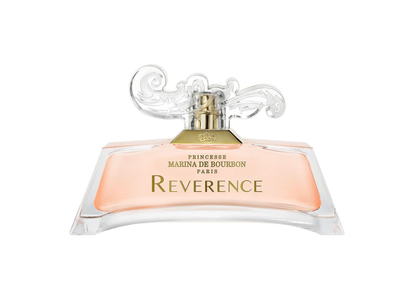 Princesse Marina de Bourbon Tendre Reverence Eau de Parfum for Women - Fruity Floral Scent - Opens with Peach, Blackcurrant and Bergamot - Blended with Magnolia - Romantic Fragrance - 3.4 oz