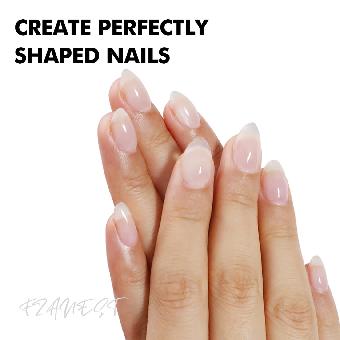 FZANEST Builder Gel Milky White Gel Polish Rubber Base For Nail Strengthener Extension LED Lamp Cured Color Base Nail Polish in Bottle