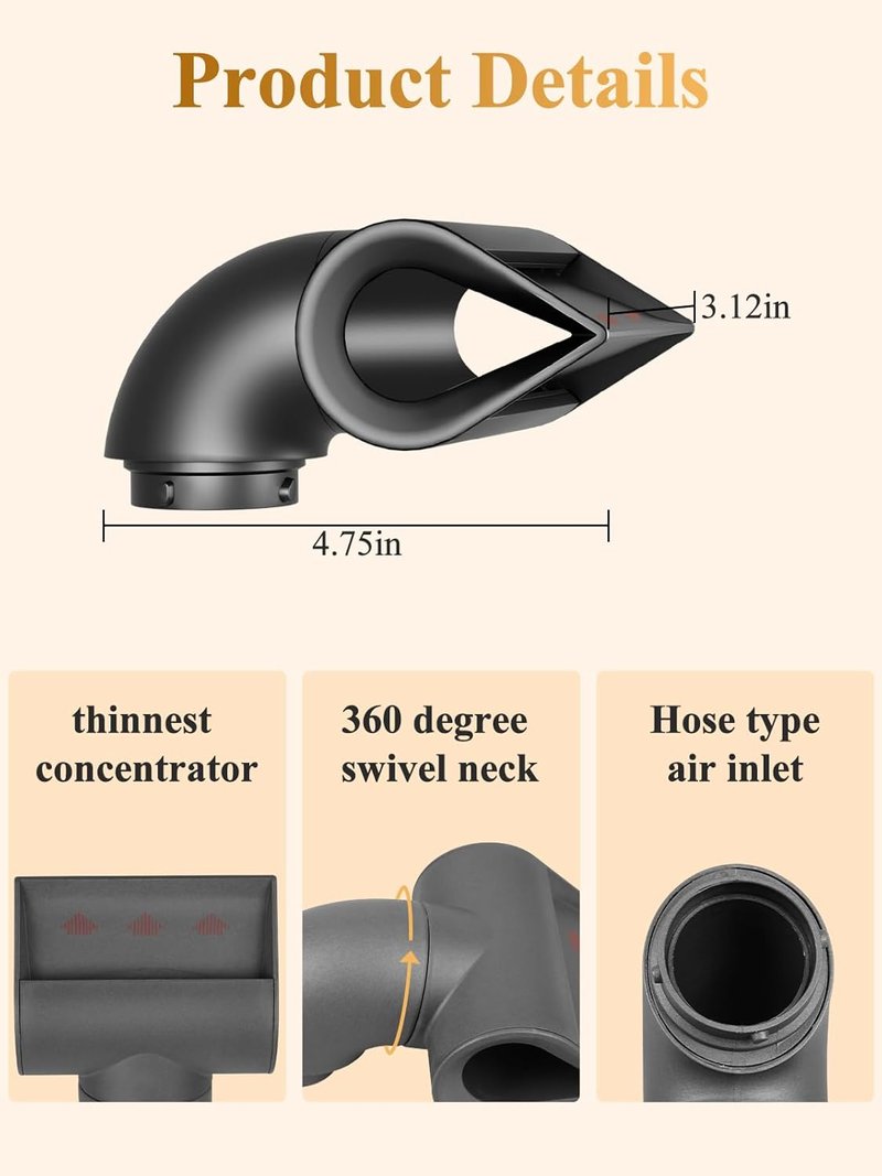 Dyson Blade Concentrator Attachment - Smooth Finish Tool | Part No. 973710-01