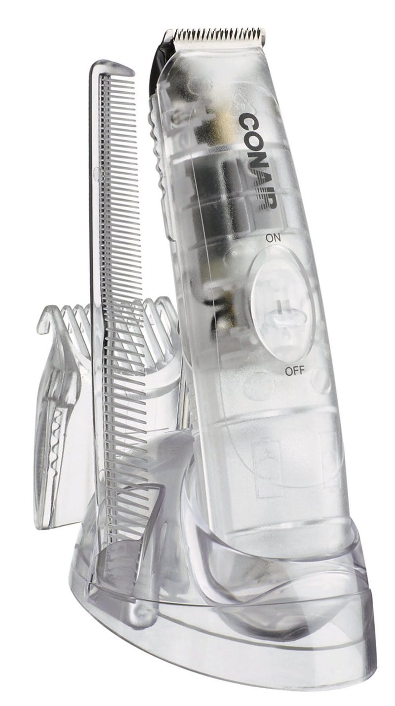 ConairMAN Beard Trimmer for Men, for Beard, Mustache and Face, 3 piece Set, Battery Operated
