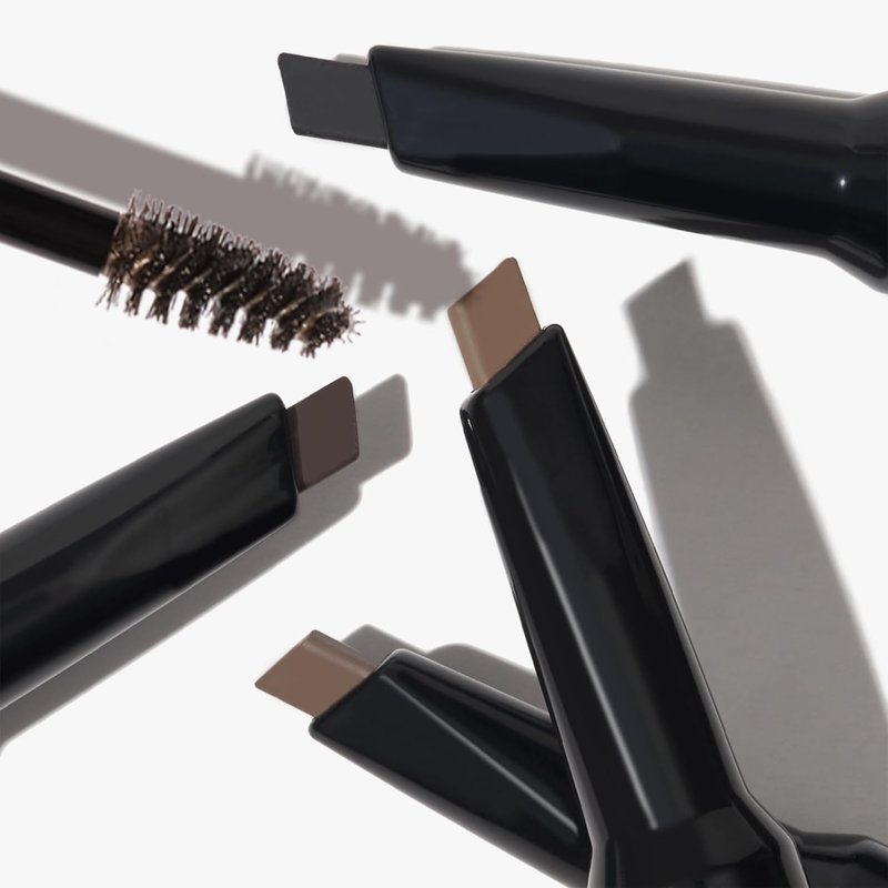 LAURA GELLER NEW YORK Sculpt-n-Stay 2-in-1 Waterproof Eyebrow Pencil & Brow Gel – Dark Brown – Fills Sparse Brows, Defines & Sets – Smudge-Proof, Long-Lasting, Natural Finish