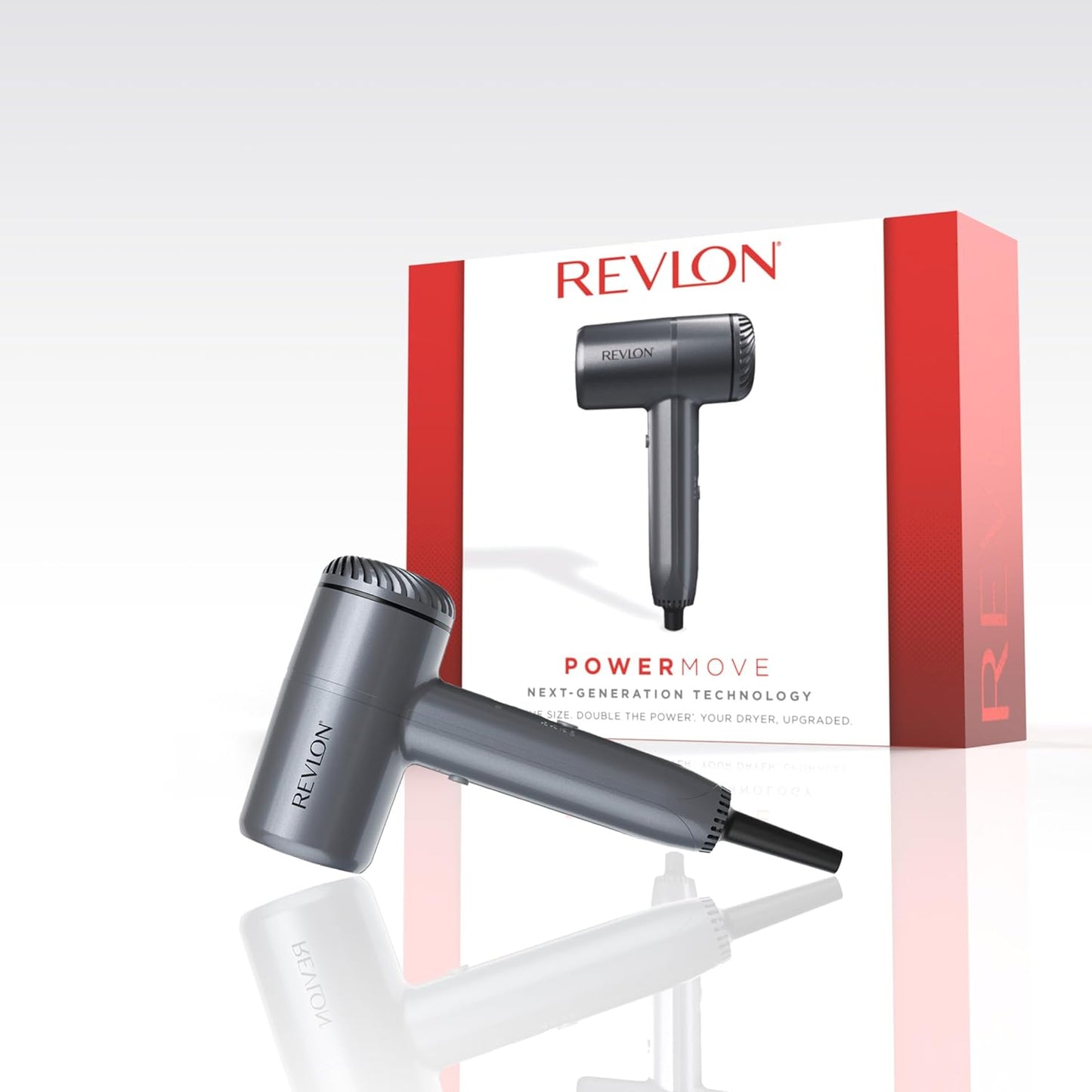 Revlon PowerMove Hair Dryer - Lightweight Blow Dryer with Advanced BLDC Motor for Salon-Quality Performance