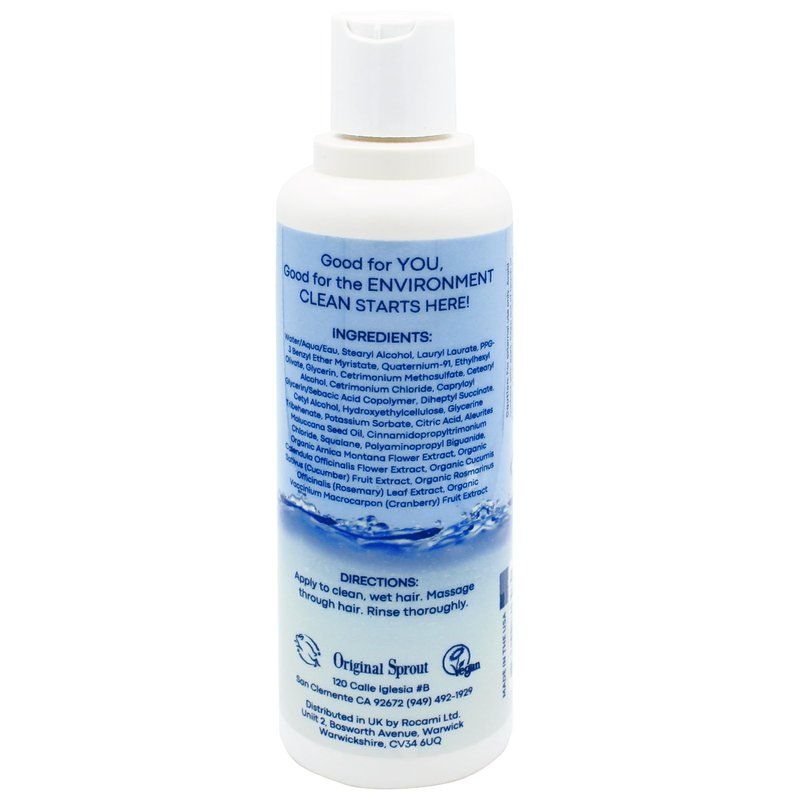 Original Sprout Coastal Collection Conditioner for All Hair Types, Fragrance-Free Conditioner, Vegan, 8 oz. Bottle