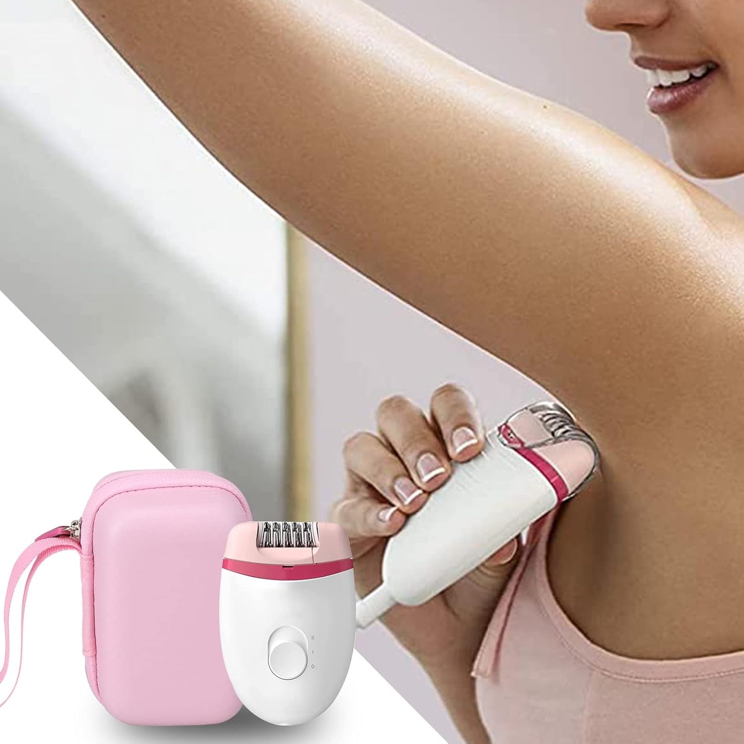 Philips Epilator Hard Case - Durable Storage for Series 2000 & Satinelle | Compact Protection