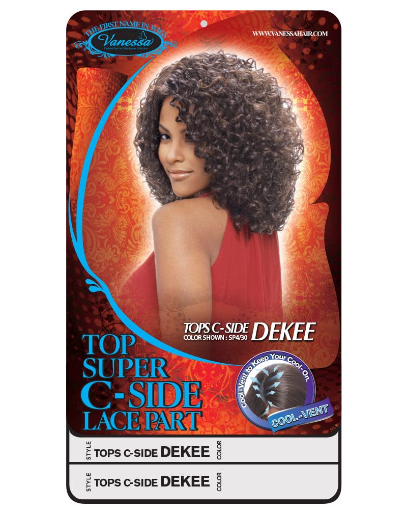 TOPS C DEKEE (C3000) - Vanessa Synthetic Lace Front Side Part Wig
