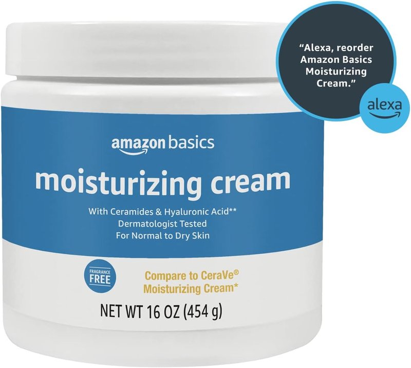 Moisturizing Cream for Face & Body - Fragrance-Free, Hydrating with Ceramides | 16 Oz