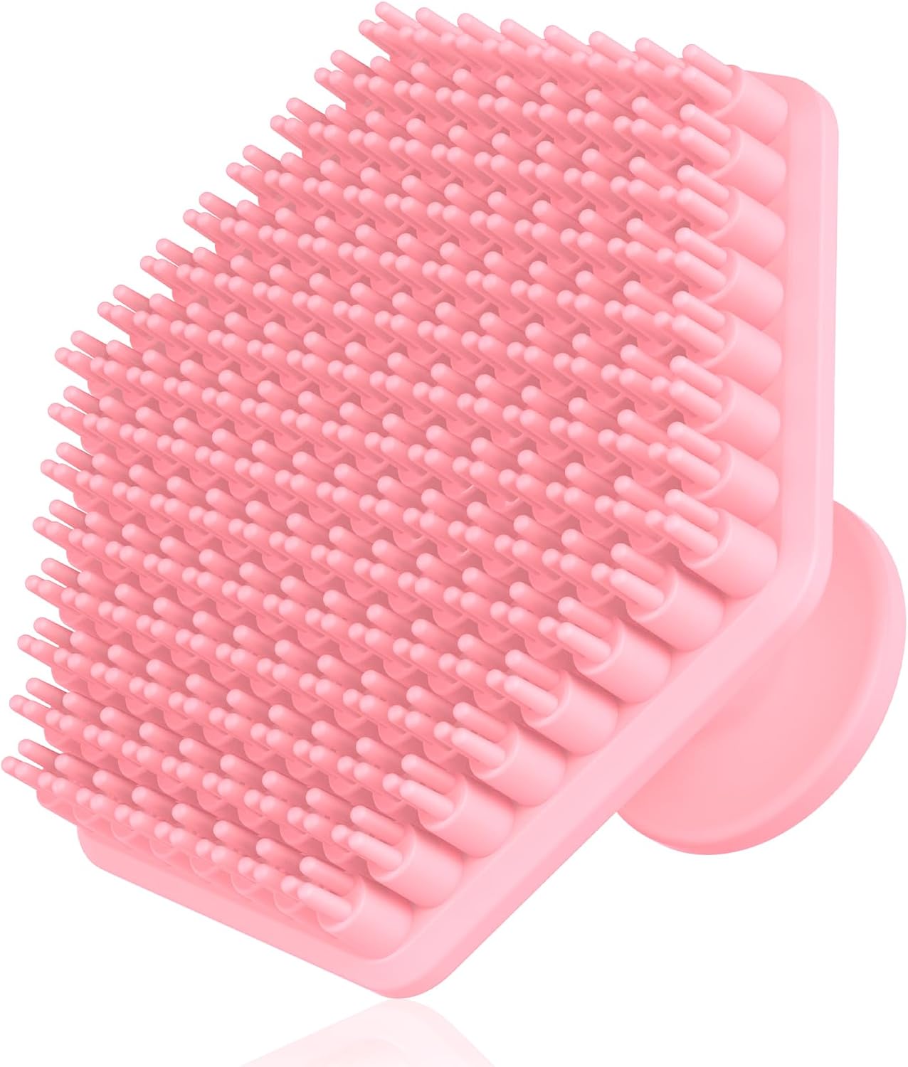 VWMYQ Silicone Face Scrubber for Men, Gentle Exfoliator Pad & Massager, Facial Cleansing Brush Silicone Face Wash Brush Removes Dead & Dry Skin (Black)