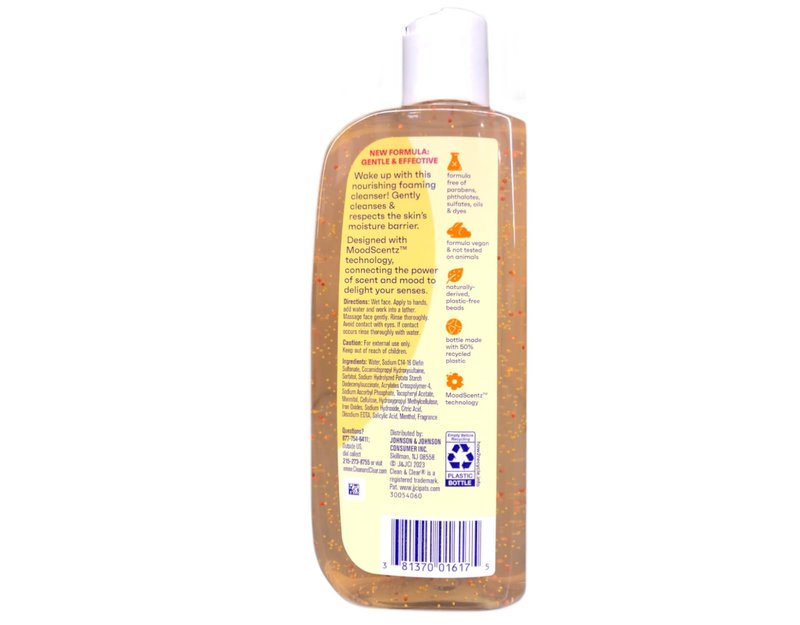 Clean & Clear Morning Burst Oil-Free Facial Cleanser with Brightening Vitamin C, Ginseng, and Gentle Daily Brightening Face Wash for All Skin Types, Hypoallergenic, 8 fl. oz - 3 Pack
