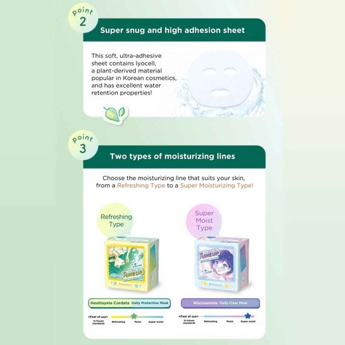 TUNEUP Dokudami Daily Protection Sheet Mask - 7 Sheet