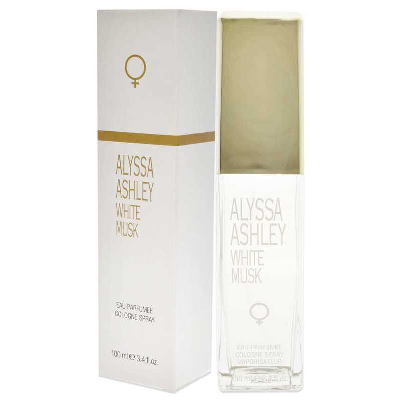 Alyssa Ashley White Musk - Luxurious Perfumes for Women with Sicilian Bergamot and Ylang Ylang - Long Lasting Women Perfume - 3.4 oz Cologne Spray