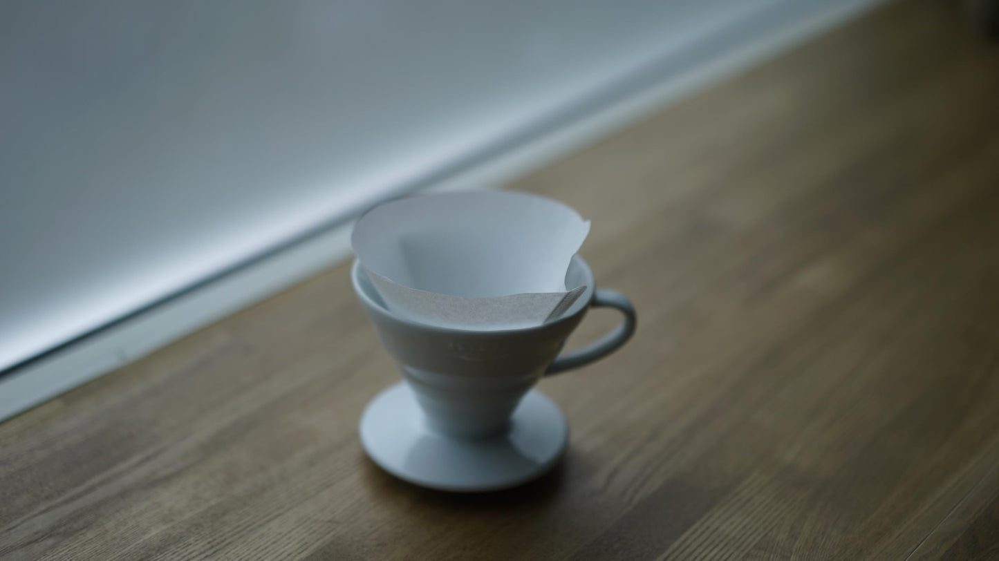 Hario V60 Paper Coffee Filter, Size 02, White, 40ct Box