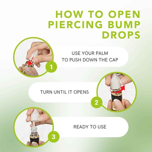 BodyJ4You Piercing Aftercare Set - Saline Cleanser Spray - Keloid Bump Removal - Ear Gauges Nose Septum Tragus Belly Button - Wound Wash Soothe Scar Moisturize Skin - Natural Recovery Solution