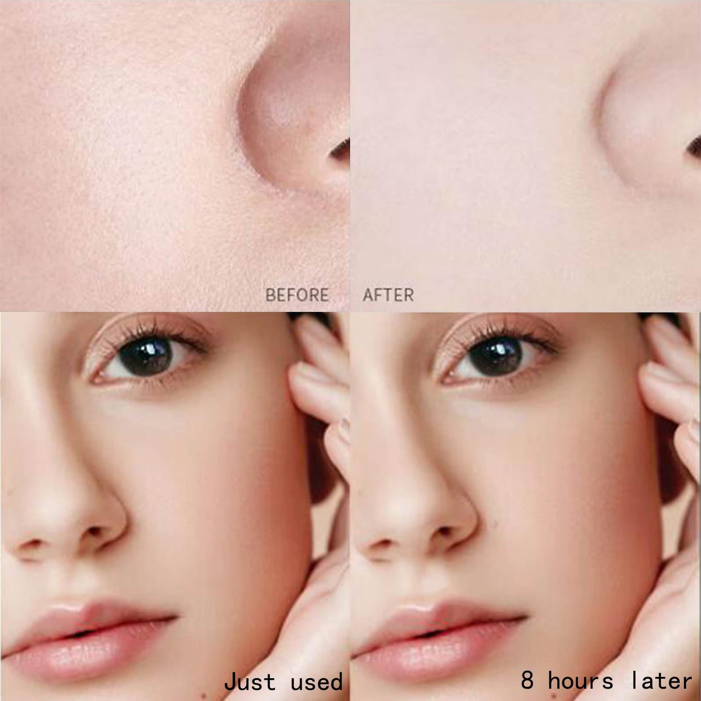 Full Coverage Foundation Air Cushion CC Cream Concealer Moisturizing Nourishing Natural Long-Lasting Even Skin Tone For All Skin Types