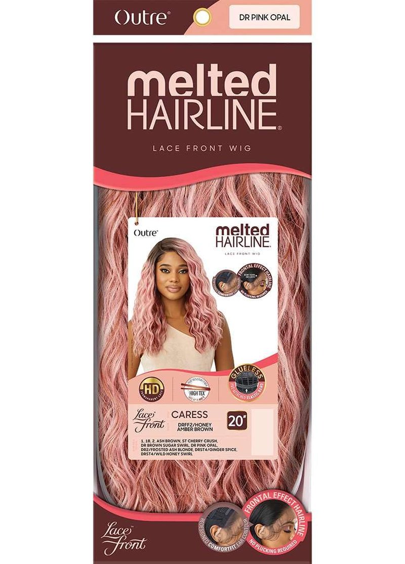 Outre Lace Front Wig - Melted Hairline - Caress (JET BLACK 1)