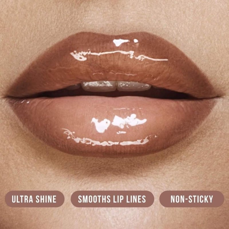 Huda Faux Filler Extra Shine Lip Gloss - Glassy (Clear) - .13 fl oz / 3.9 mL