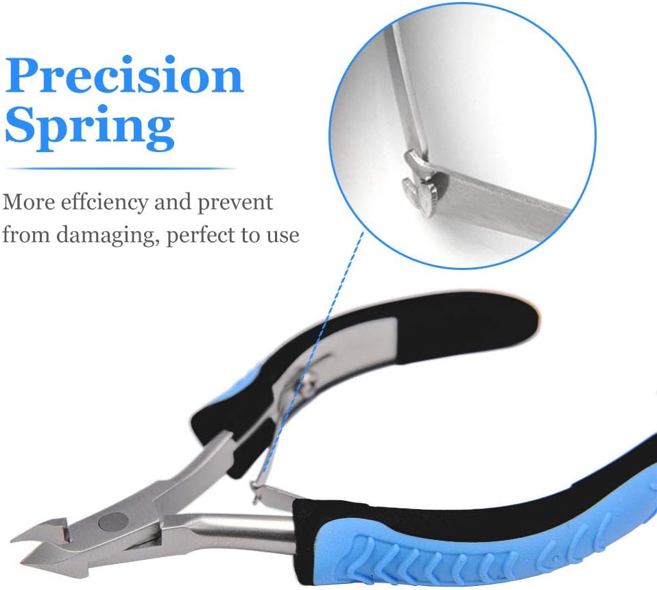 IVON Cuticle Trimmer, Non-Slip Professional Cuticle Nipper Stainless Steel Cutter