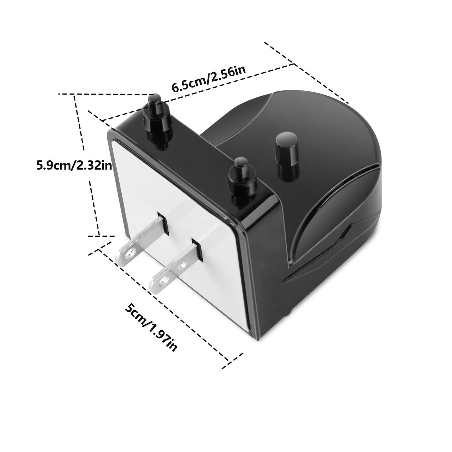Wall Charger for Philips Sonicare Electric Toothbrush, Wireless Electric Toothbrush Wall Charger for Philips Sonicare HX6100/ HX3000/ HX6000/ HX8000/ HX9000 Series (Black)