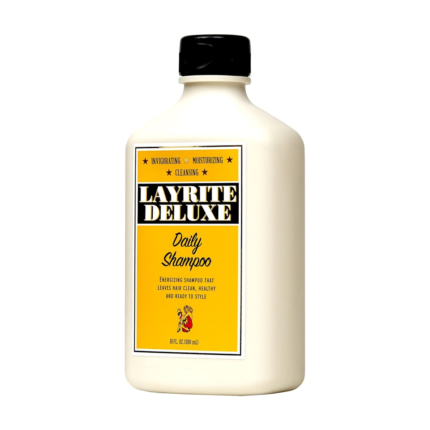Layrite Daily Shampoo - Gentle Cleansing Formula for All Hair Types | 10 Fl Oz