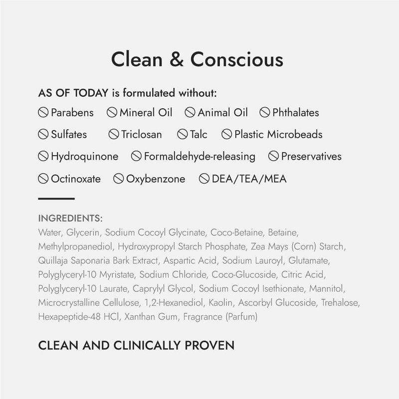 R Peptide Enzyme Cleanser | Dermatologist Tested Gentle Hydrating Face Wash with Peptides, Enzymes & Quillaja Extract | Non-Foaming Cleanser for Sensitive, Dry Skin | Clean Beauty | 3.3 fl oz