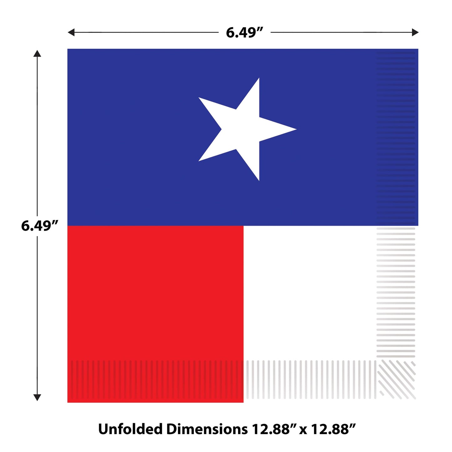 Beistle Texas Luncheon Napkins