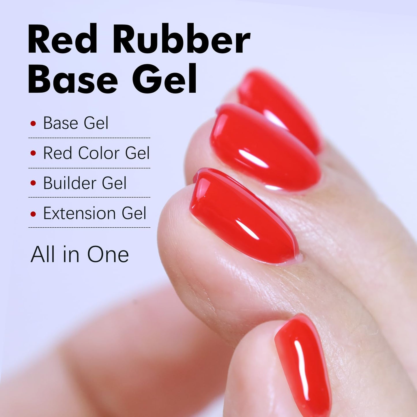 FZANEST Builder Gel Milky White Gel Polish Rubber Base For Nail Strengthener Extension LED Lamp Cured Color Base Nail Polish in Bottle