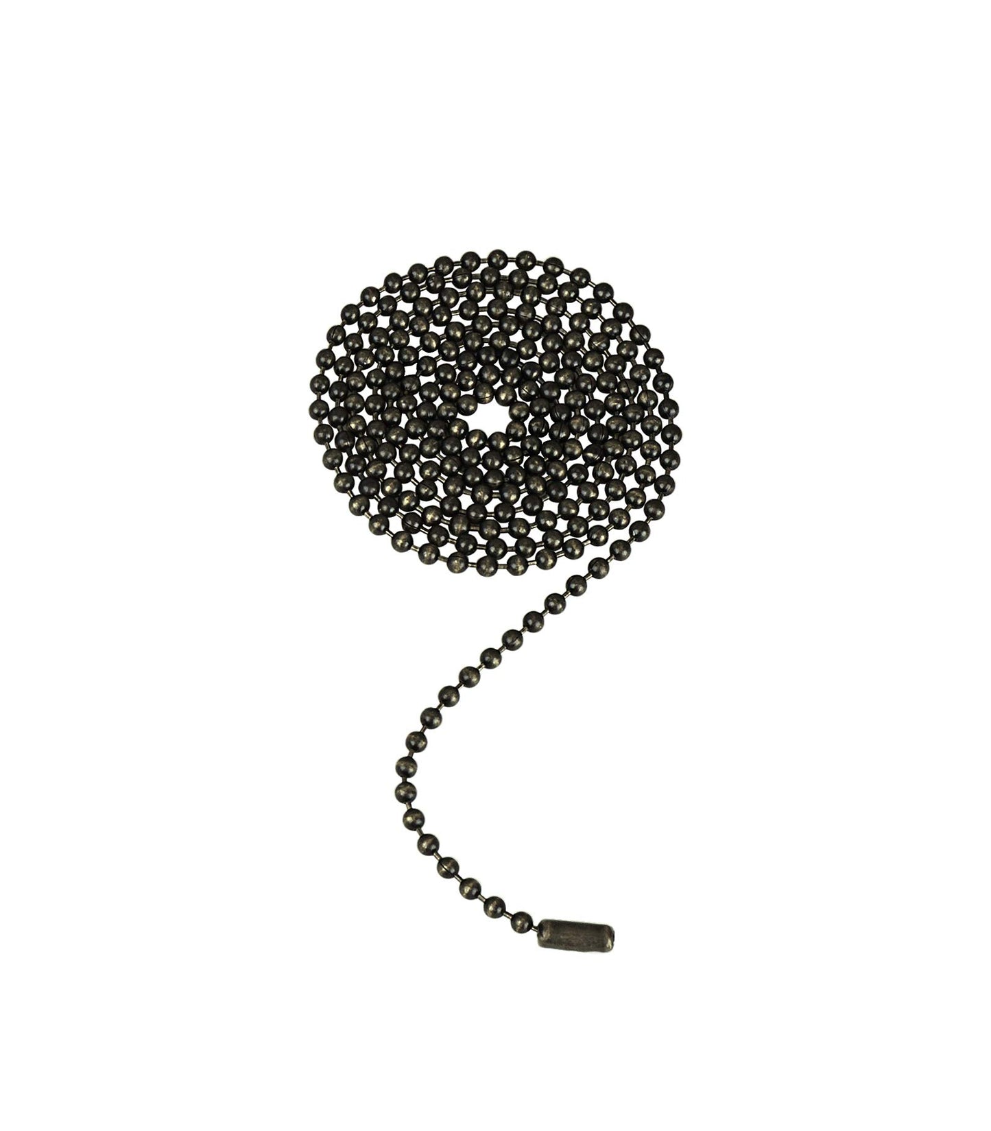 Aspen Creative 21319, 3-Feet Beaded Pull Chain with Connector in Antique Brass (1 Pack)