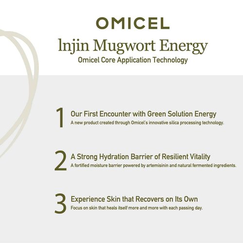 OMICEL INJIN Mugwort Daily Cream 50mL(1 Count) - Hydrating Korean Skincare Solution | Moisturizing Face & Body Cream with Candida Bombicola Ferment