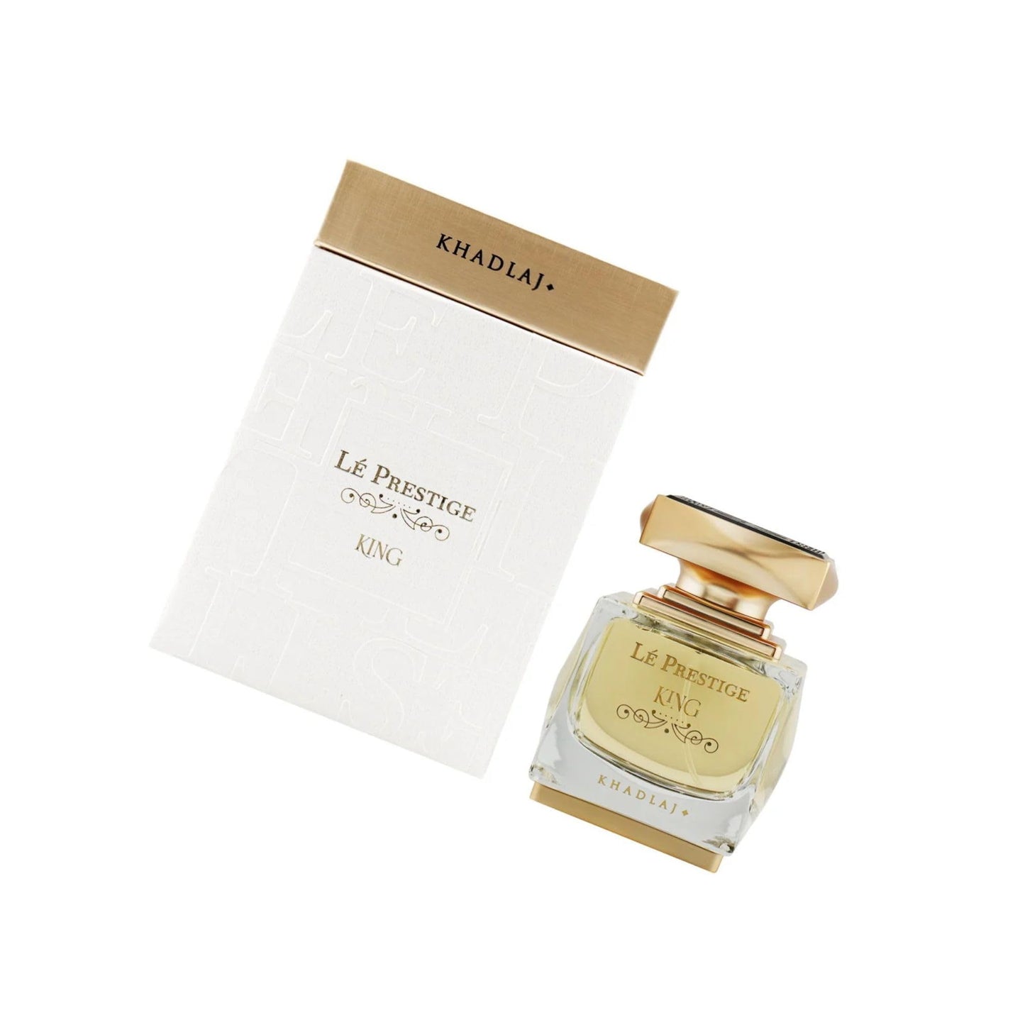 Khadlaj Le Prestige King Eau De Parfum Spray for Men, 3.4 Ounce