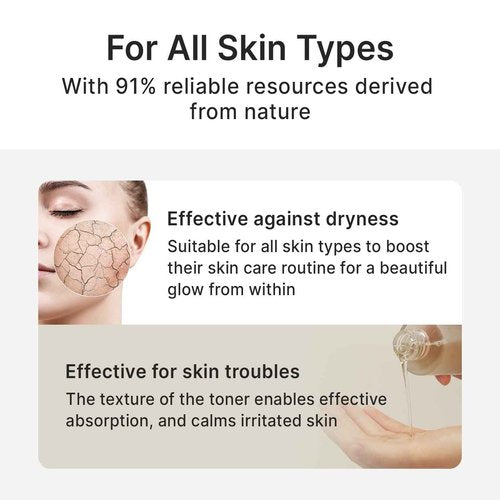 simplyO Natural Glow Facial Toner | 83% Sea Buckthorn Extract | Korean Skincare, Vegan, for Sensitive Skin, 4.7 fl oz