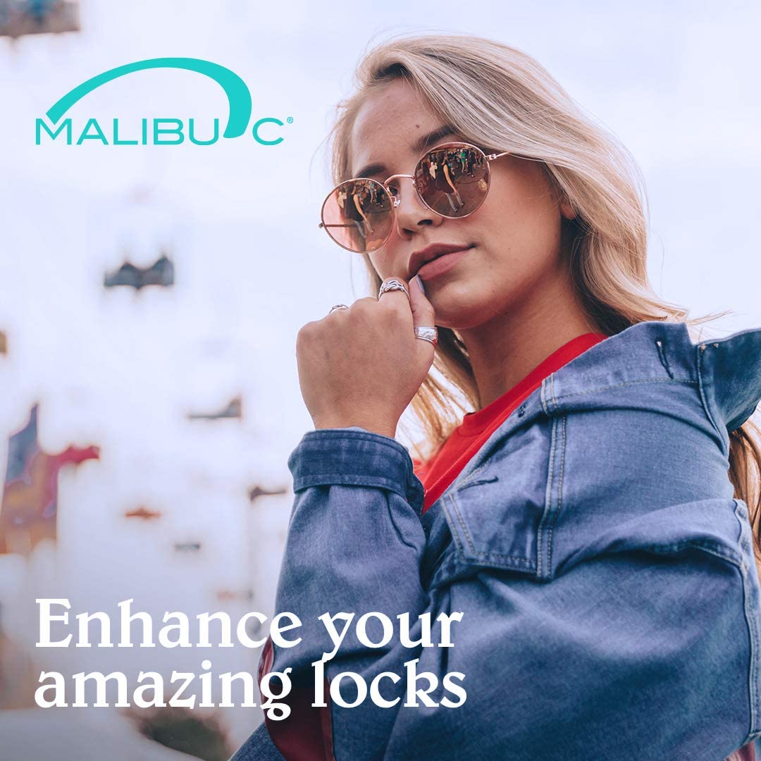 Malibu C Miracle Repair Hair Reconstructor, Blonde Enhancer (1 Packet) - Nourishing Hair Repair Treatment for Damaged Blonde Strands - Relieves Hair Discoloration