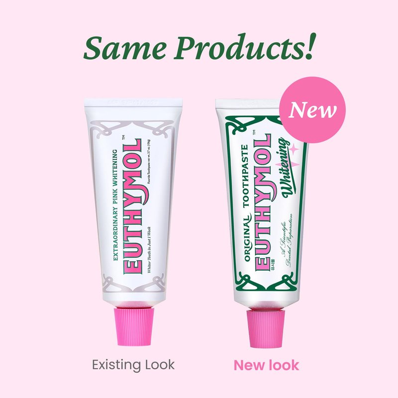 EUTHYMOL Whitening Toothpaste Gift Set (3.7fl oz*2, Sqeezer Set) - Stain Removal in 2 Weeks, Long-Lasting Freshness for Sensitive Gum & Teeth. Bad Breath, Cavity Prevention