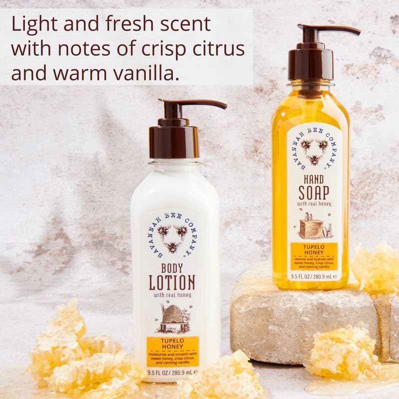 Savannah Bee Company Honey Body Lotion - All Natural Body Lotion for Women and Men