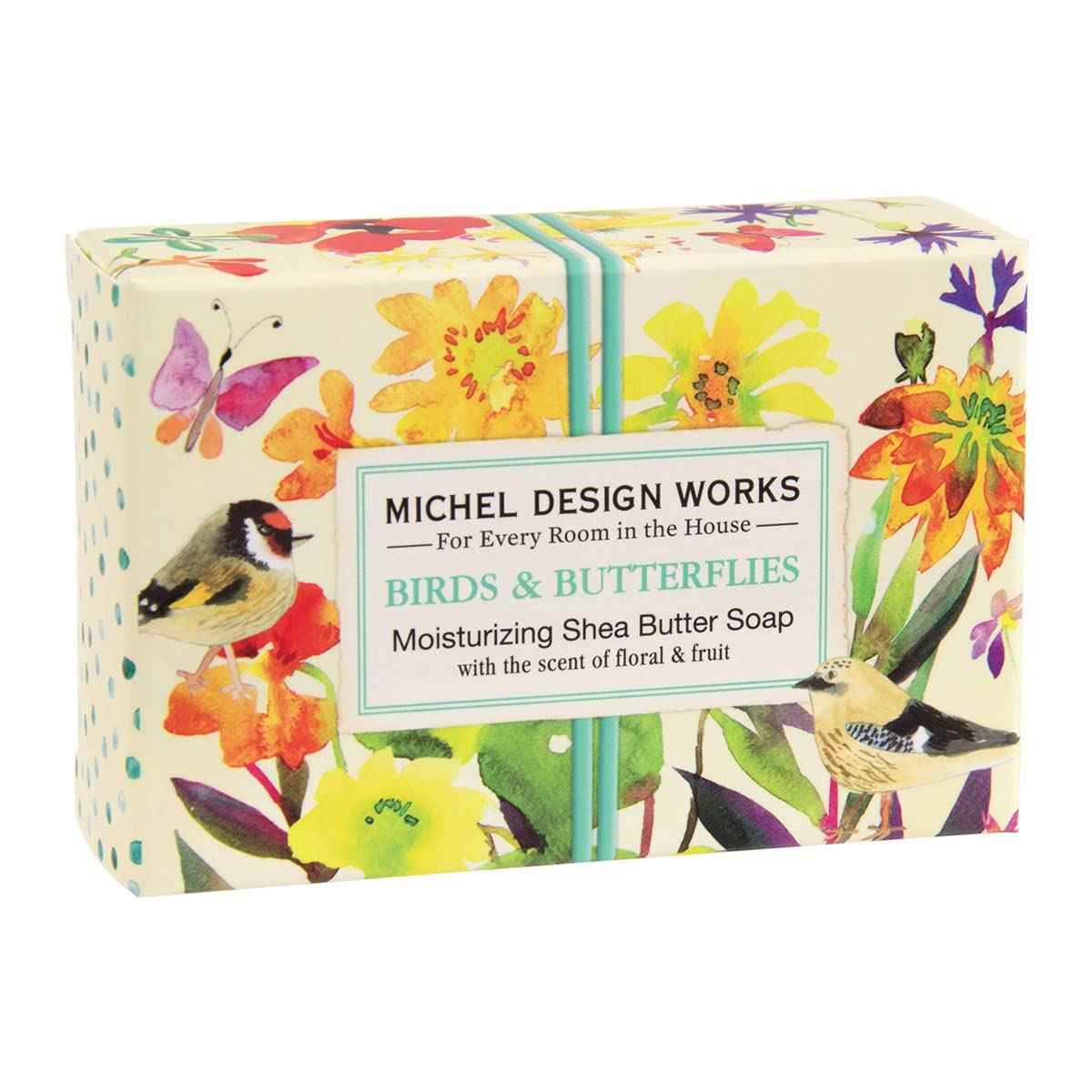 Michel Design Works Birds & Butterflies Boxed Single Soap (816371)