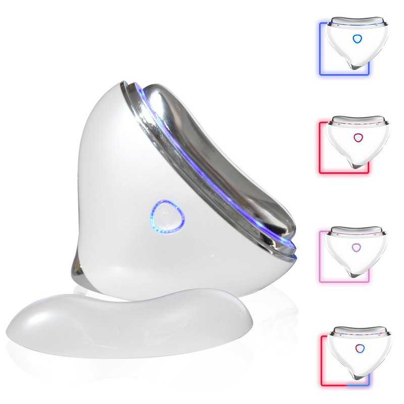 Jnusxy Gua Sha Device,Stainless Steel Gua Sha Facial Tools with Heat and Vibration, 4-in-1 Red Light Therapy for face,Electric gua sha face Massager, Pocket-Friendly Household Beauty Device