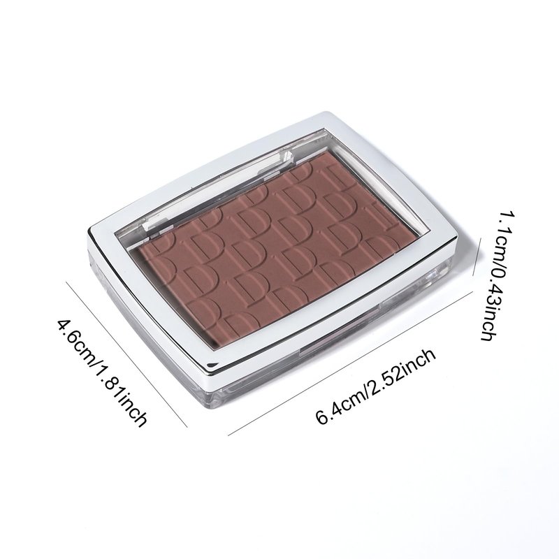 KYDA Powder Blush, Radiant Glow Face Blush, Buildable Matte Cheeks Color, Ultra-fine Lightweight Powder Blusher, Lasting Moisturizing, Mahogany